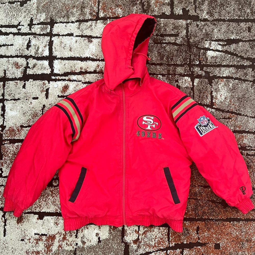 San Francisco 49ers 90s Reversible Vintage Jacket red/black